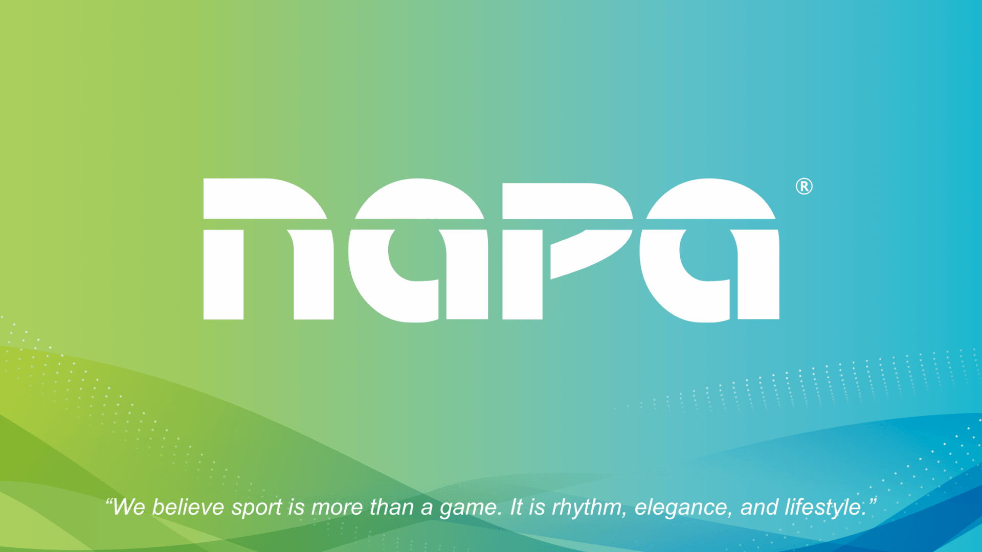 NAPA 匹克球品牌橫幅 - 全新世代台灣匹克球代表 - NAPA 匹克球品牌